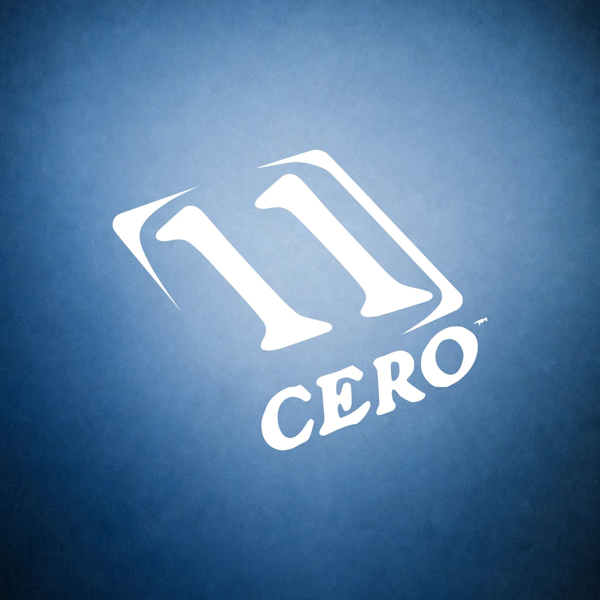 11 Cero mark, white
