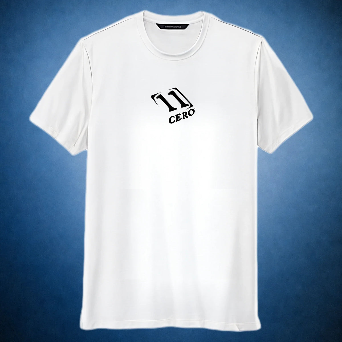 11 Cero Active Home Tee in White, front